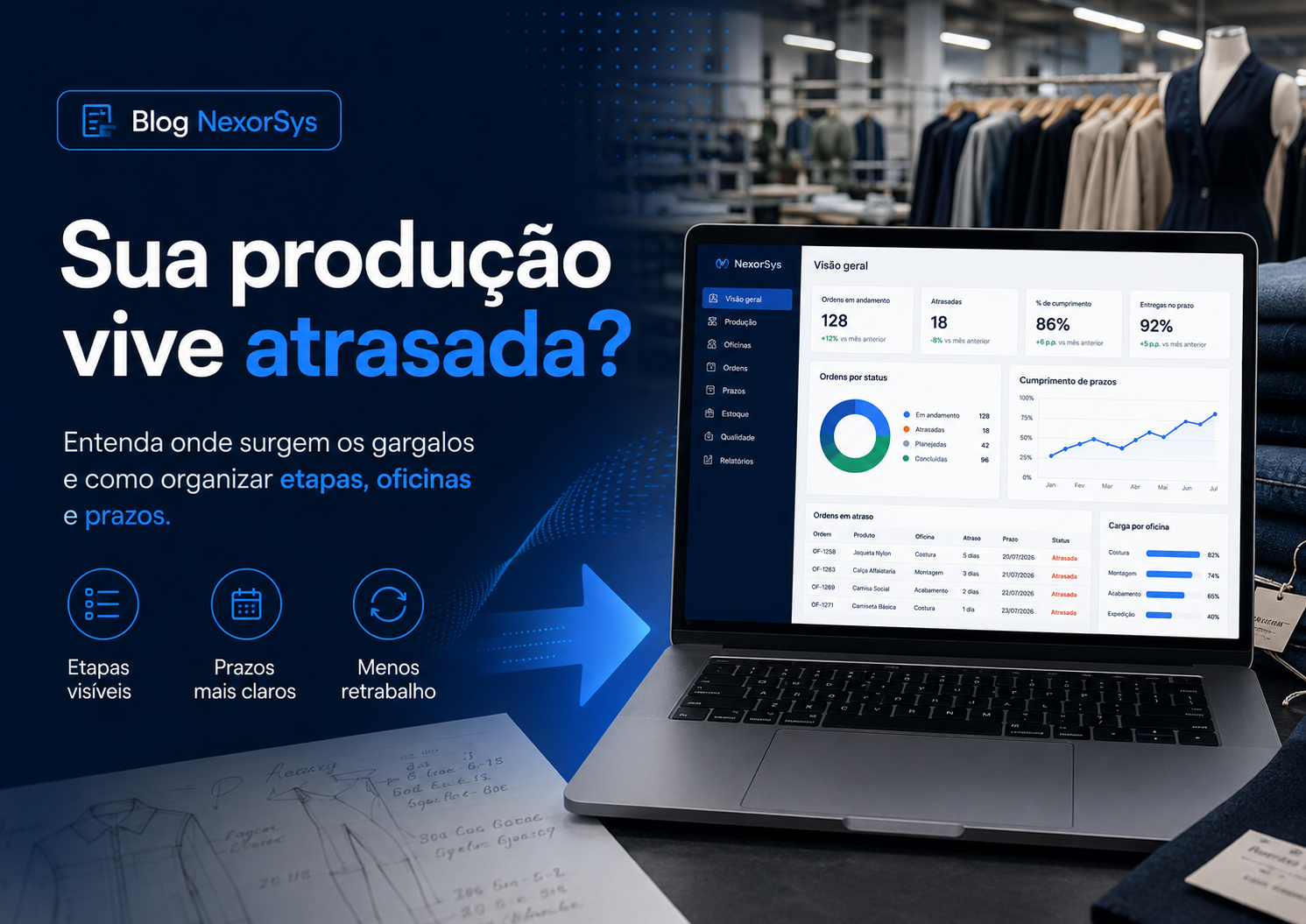 Sua produção vive atrasada? Veja onde surgem os gargalos
